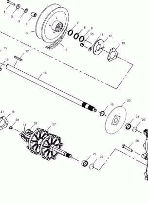 DRIVE TRAIN - S02NK8CS / CSA (4970597059B13)