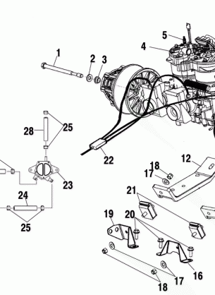 ENGINE MOUNTING - S02NK8CS / CSA (4970597059C04)