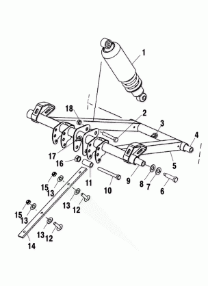 FRONT TORQUE ARM - S02NK8CS / CSA (4970597059B10)