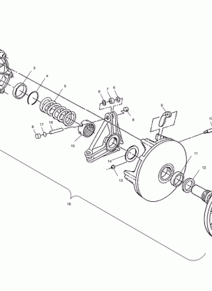 DRIVE CLUTCH - S02NL7CS (4970627062B13)