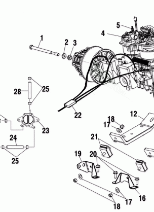 ENGINE MOUNTING - S02NL8CS / CSA (4969516951C04)