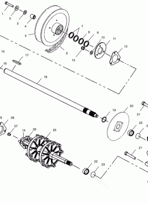 DRIVE TRAIN - S02NP5CS / S02NE5CS (4973407340D01)