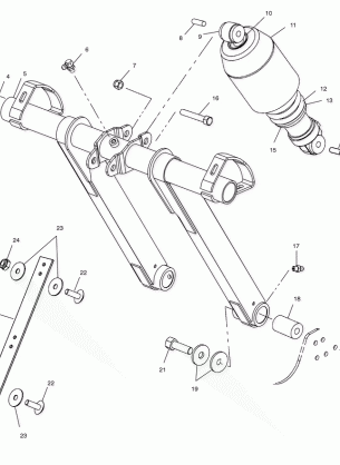 FRONT TORQUE ARM - S02NB4BS (4970397039B009)