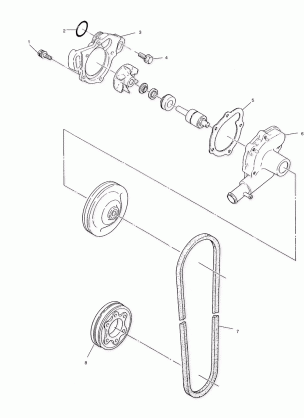 WATER PUMP - S02NB4BS (4970397039C006)