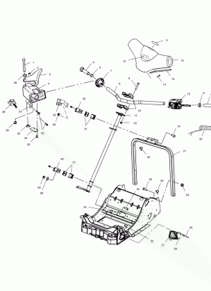 STEERING / HANDLEBAR - S02NP5CSA / SB (4970697069B03)