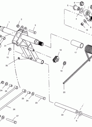 REAR TORQUE ARM - S02NB5BS (4968256825B009)