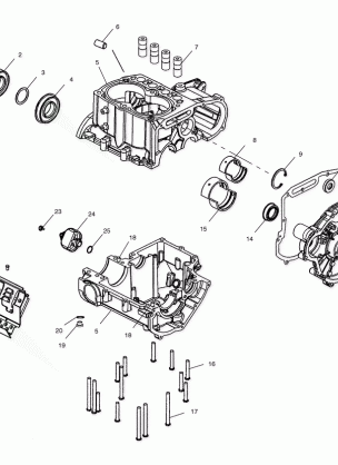 CRANKCASE - S02NT7DS (4970727072C07)