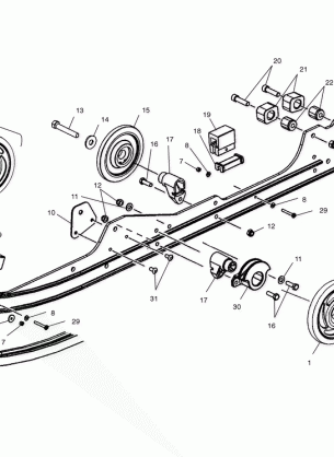 RAIL MOUNTING (SUSPENSION) - S02NT7DS (4970727072B10)