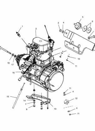 ENGINE MOUNTING - S02NT7DS (4970727072C06)