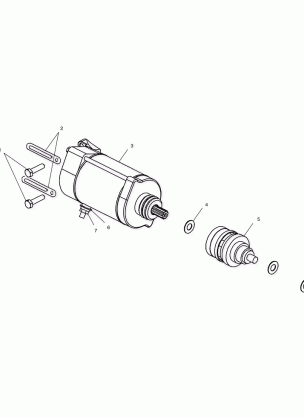 STARTING MOTOR - S02NT7DS (4970727072D01)