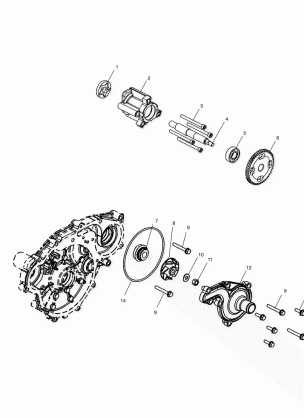 WATER PUMP / OIL PUMP - S02NT7DS (4970727072C12)