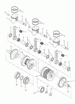 PISTON and CRANKSHAFT - S02SB8AS (4969486948C008)