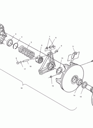 DRIVE CLUTCH - S02SB8AS (4969486948C002)