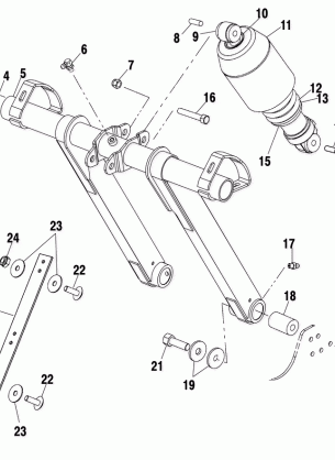 FRONT TORQUE ARM - S02ND4BS (4970417041B011)