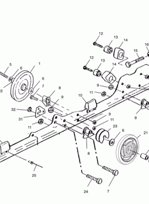 RAIL MOUNTING (SUSPENSION) - S02SS7CS / CE (4969396939B11)