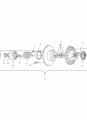 DRIVEN CLUTCH - S02SS7CS / CE (4969396939C02)