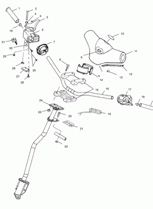 STEERING / HANDLEBAR - S02SS7CS / CE (4969396939B05)