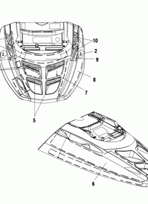 HOOD FOAM / FOIL - S02SS7CS / CE (4969396939A11)