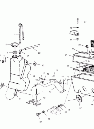 OIL TANK / AIR BOX - S02SU4BS / BE (4968476847C02)