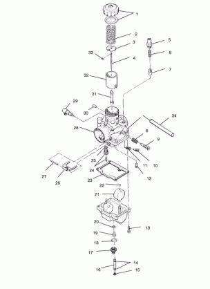 CARBURETOR - S02SU5BS / S02SD5BE (4968706870C005)