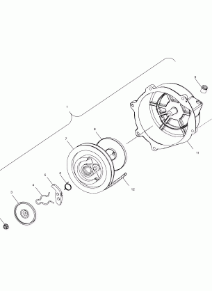 RECOIL STARTER - S02NP5CS / S02NE5CS (4973407340D11)