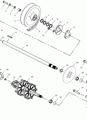 DRIVE TRAIN - S02NP5CS / S02NE5CS (4973407340D01)