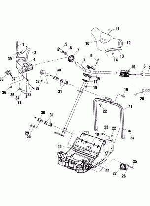 STEERING / HANDLEBAR - S02NP5CS / S02NE5CS (4973407340B03)