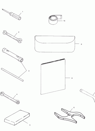 TOOL KIT - S02NP5CS / S02NE5CS (4973407340D13)