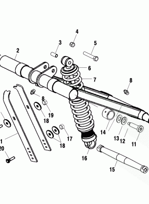 FRONT TORQUE ARM (M-10) - S02NE5CS (4973407340B14)