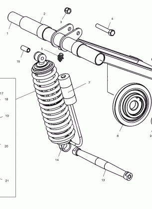 REAR TORQUE ARM (M-10) - S02NE6ES (4973427342C01)