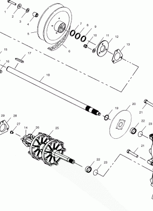 DRIVE TRAIN - S02NP6ES / S02NE6ES (4973427342D01)