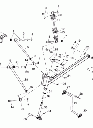 FRONT SUSPENSION - S02ND6ES (4970437043B001)