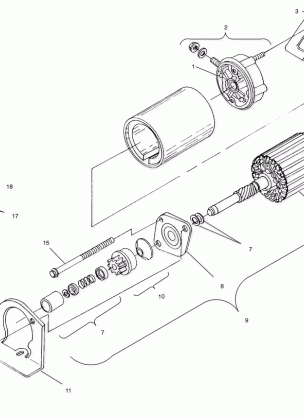 STARTING MOTOR - E01SD5BU (4960486048C014)