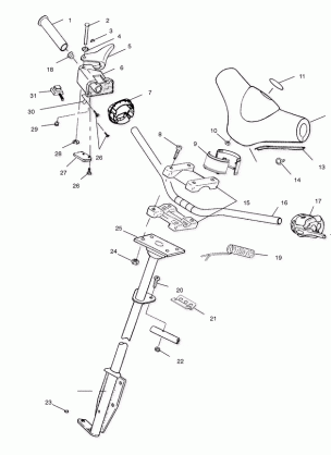 STEERING - HANDLEBAR - S01ST5BS (4960486048B002)