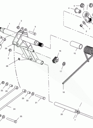 REAR TORQUE ARM - S01NP6ES (4961536153B010)