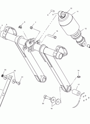 FRONT TORQUE ARM - S01NP6ES (4961536153B009)