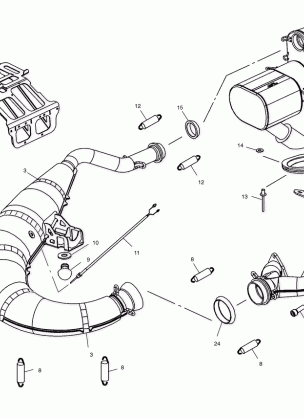 EXHAUST SYSTEM - S01NX4CS (4961676167C005)