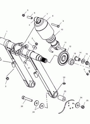 FRONT TORQUE ARM - S01NX4CS (4961676167B010)