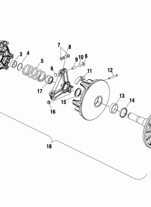 DRIVE CLUTCH - S01NX6ES (4968856885B012)