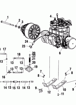 ENGINE MOUNTING - S01NX6ES (4968856885C003)