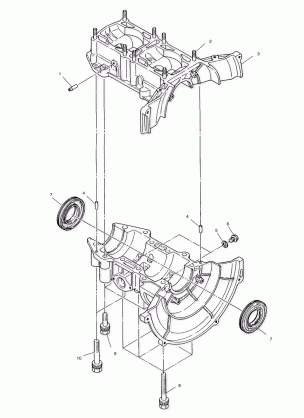 CRANKCASE - S01LD3AS (4961056105B014)