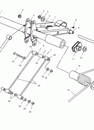 REAR TORQUE ARM - S01LD3AS (4961056105B008)