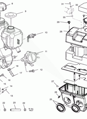 OIL TANK / AIR BOX - S01SD7AS (4960586058B014)