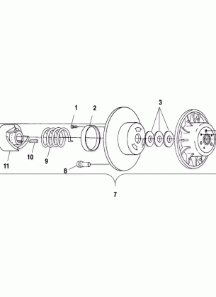 DRIVEN CLUTCH - S01SM8BS (4961446144C001)