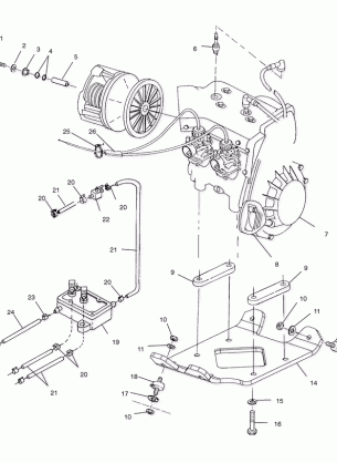 ENGINE MOUNTING - S01SR5BS (4960336033C001)