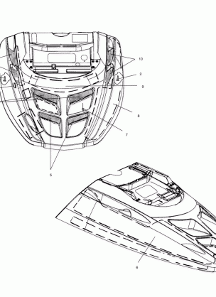 HOOD - FOAM / FOIL - S01SS7AS (4960946094A011)