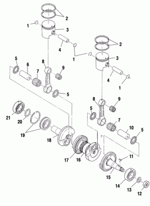 PISTON and CRANKSHAFT - S01ST4BS (4960786078C008)