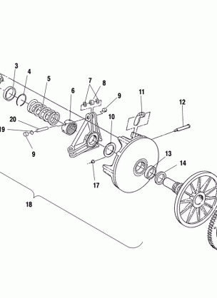 DRIVE CLUTCH - S01ST4BS (4960786078C002)