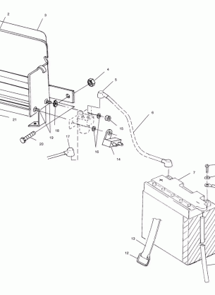 BATTERY BOX - S01SU4BS (4961576157B014)