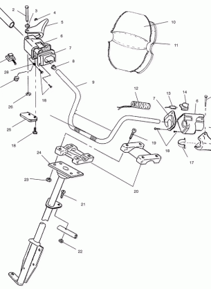 STEERING - HANDLEBAR - S01SU4BS (4961576157B002)